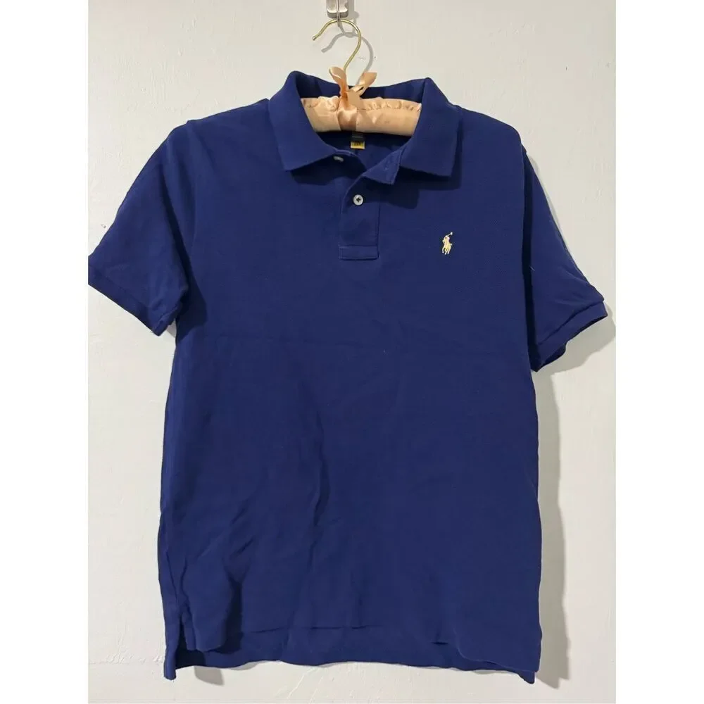 Polo Ralph Lauren youth L 14-16 blue polo shirt